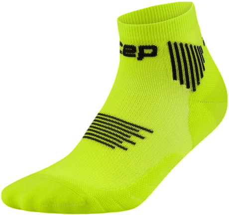 Носки мужские CEP C095M Core Run Low Cut 5.0 Lime/Black - Фото 1 большая
