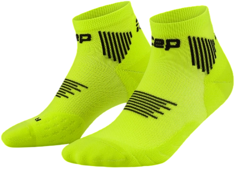 Носки мужские CEP C095M Core Run Low Cut 5.0 Lime/Black - Фото 3 большая