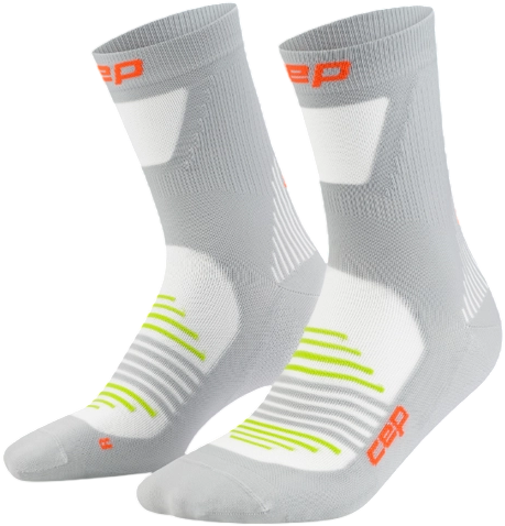 Носки мужские CEP C2UPM Pro Run Ultralight Mid Cut Grey - Фото 3 большая