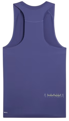 Майка мужская Puma Run Graphic Mesh Blue Crystal - Фото 2 большая
