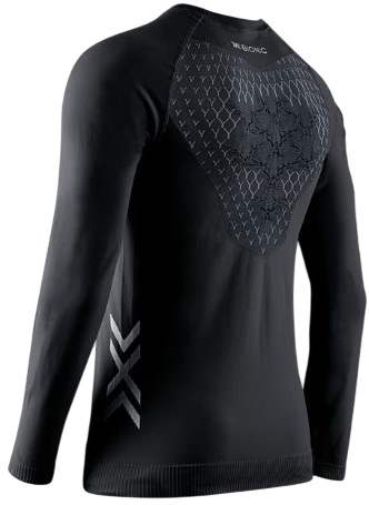 Лонгслив мужской X-Bionic Twyce Run Black/Charcoal - Фото 2 большая