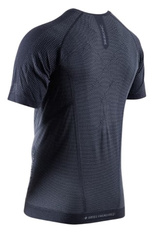 Футболка мужская X-Bionic Xceed Run Black/Rhino Grey - Фото 2 большая