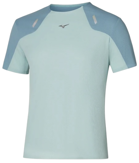 Футболка мужская Mizuno Tech Light Cloud Blue - Фото 1 большая