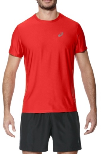 Футболка мужская ASICS SS Красный - Фото 3 большая