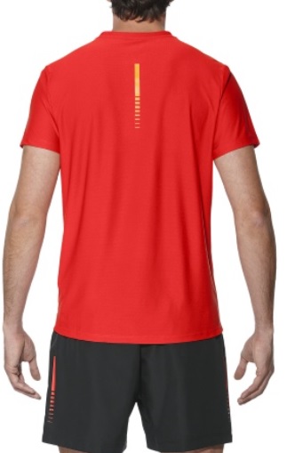 Футболка мужская ASICS SS Красный - Фото 4 большая