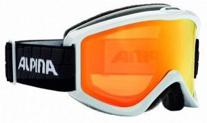 Горнолыжные очки Alpina Smash 2.0 R  Mm White-Black  Mm Orange S2/Mm Orange S2 - Фото 1 большая