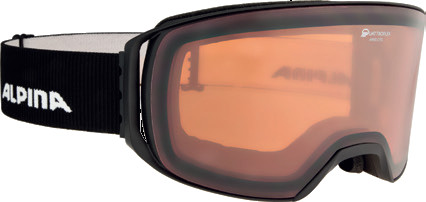 Горнолыжная маска Alpina Arris QH Black Matt S2 - Фото 1 большая