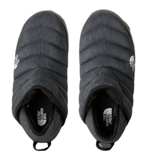 Тапки мужские The North Face Thermoball Traction Bootie Phantom Grey Heather Print/Tnf Black - Фото 4 большая