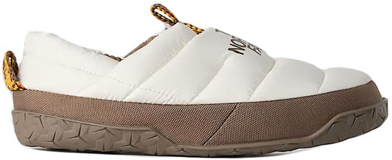 Тапки женские The North Face Nuptse Mule White Dune/Mocha Brown - Фото 1 большая
