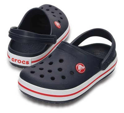Сандалии детские Crocs Crocband Clog Navy/Red - Фото 4 большая
