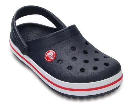 Сандалии детские Crocs Crocband Clog Navy/Red - Фото 5 большая