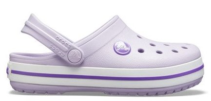 Сандалии детские Crocs Crocband Clog Lavender/Neon Purple - Фото 1 большая