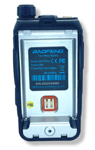 Радиостанция Baofeng UV-16 Plus 10W (3 режима) Чёрный - Фото 8 большая