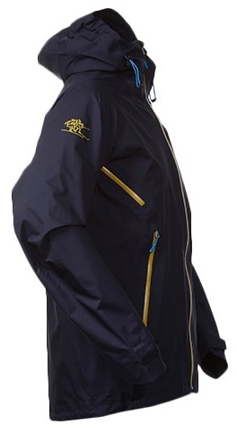 Куртка мужская Bergans Airojohka MidnightBlue/Yellowgreen/LtSeaBlue - Фото 2 большая