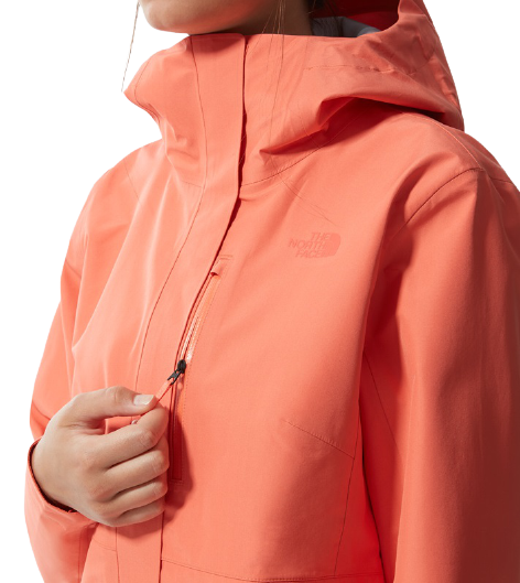 Куртка женская The North Face Dryzzle Futurelight Emberglow Orange - Фото 10 большая