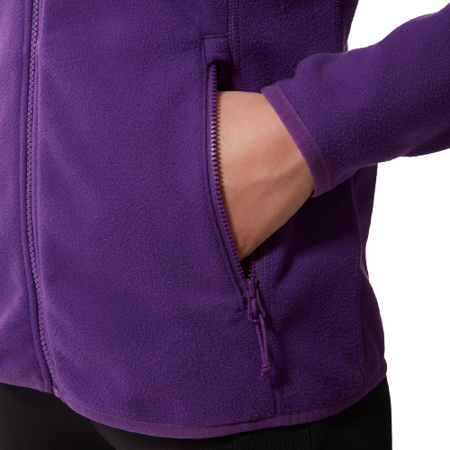 Куртка женская The North Face 100 Glacier Full Zip Gravity Purple - Фото 8 большая