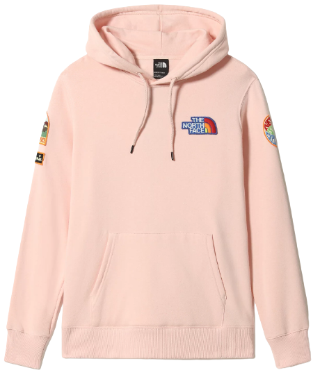 northface patch hoodie