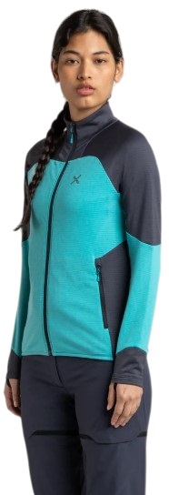 Куртка женская Montura Rise Maglia Turquoise/Graphite Blue - Фото 5 большая