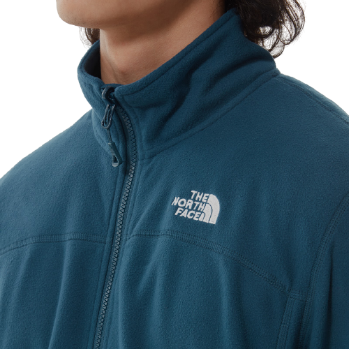 Куртка мужская The North Face 100 Glacier Full Zip Monterey Blue - Фото 9 большая