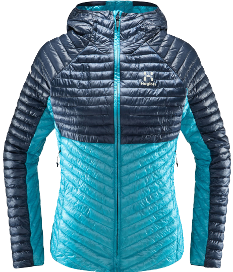 Куртка женская Haglofs L.I.M Mimic Hood Maui Blue/Tarn Blue - Фото 1 большая
