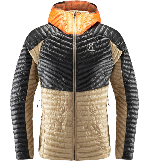 Куртка мужская Haglofs L.I.M Mimic Hood Sand/Magnetite - Фото 1 большая