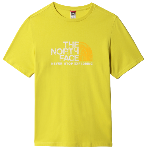 Футболка мужская The North Face Rust 2 SS Acid Yellow - Фото 1 большая