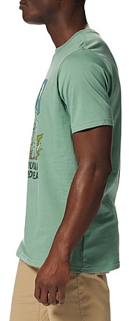Футболка мужская Mountain Hardwear Bear Trail SS Aloe - Фото 3 большая