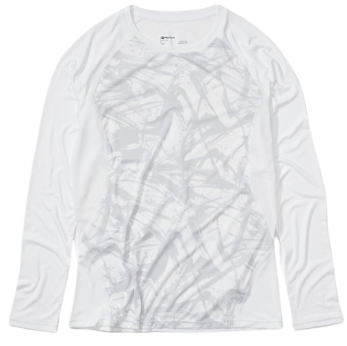 Футболка женская Marmot Crystal LS White Race Line - Фото 1 большая