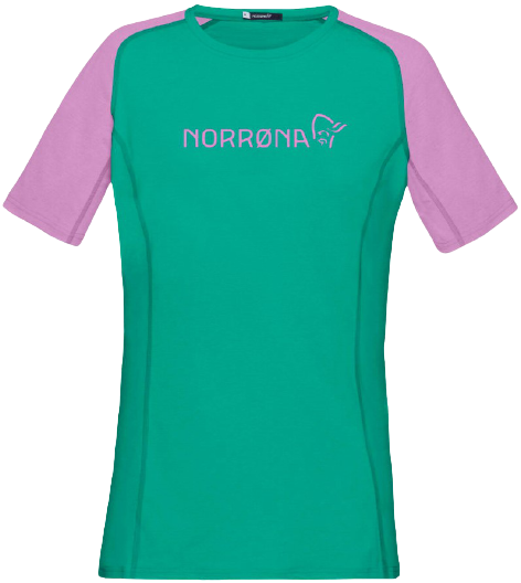 Футболка женская Norrona Fjora Equaliser Lightweight Violet Tulle/Arcadia - Фото 1 большая