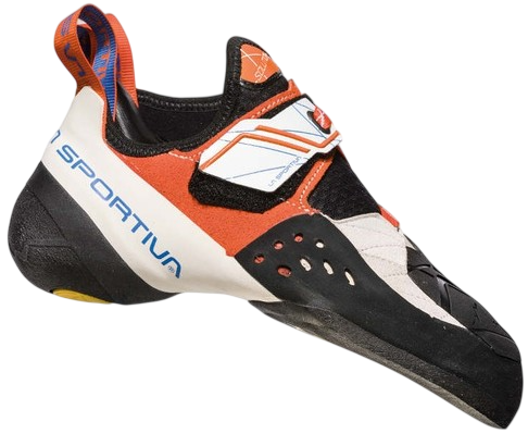 Скальные туфли женские La Sportiva Solution White/Lily Orange - Фото 1 большая