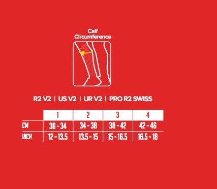 Гетры Compressport R2 Pro Swiss Черный - Фото 2 большая
