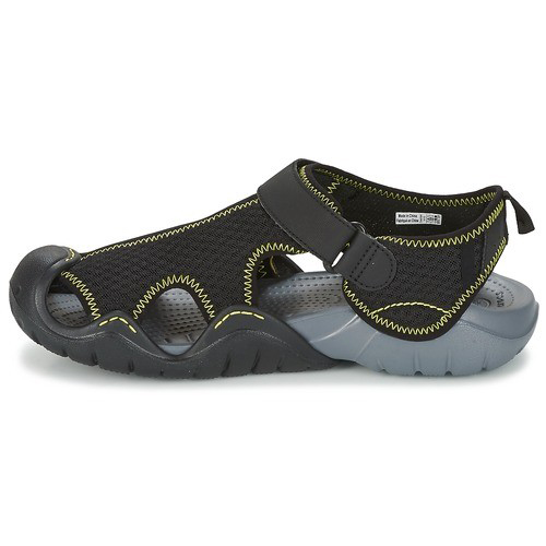 Сандалии мужские Crocs Swiftwater Sandal M Black/Charcoal - Фото 3 большая