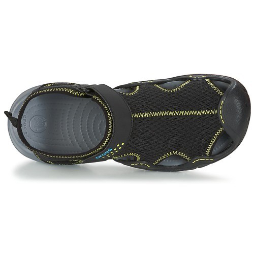 Сандалии мужские Crocs Swiftwater Sandal M Black/Charcoal - Фото 5 большая