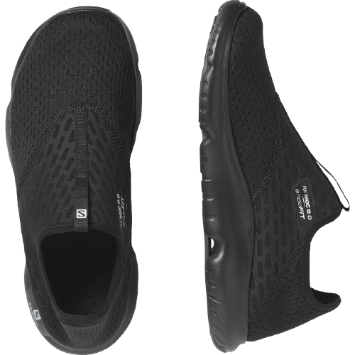 Кроссовки мужские Salomon Reelax Moc 5.0  Black/Black/Bla - Фото 7 большая