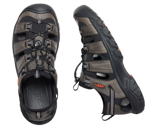Сандалии мужские Keen Targhee III Sandal Grey/Black - Фото 2 большая