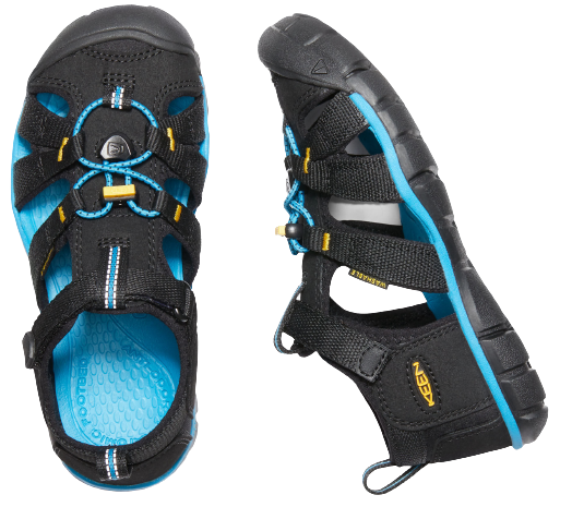 Сандалии детские Keen Seacamp II Cnx Black/Keen Yellow - Фото 2 большая