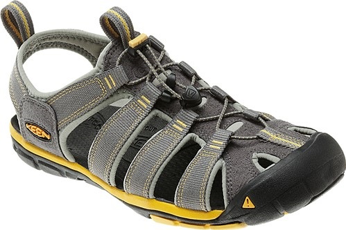 Сандалии мужские Keen Clearwater CNX Gargoyle/Super Lemon - Фото 1 большая