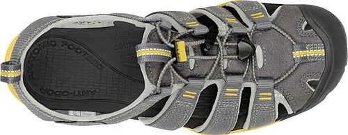 Сандалии мужские Keen Clearwater CNX Gargoyle/Super Lemon - Фото 4 большая