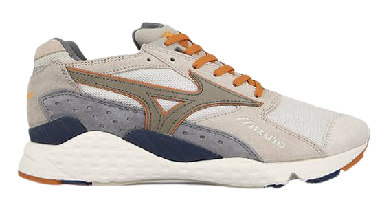 Кроссовки мужские Mizuno Mondo Control Premium Бел/Сер/Оранж - Фото 1 большая