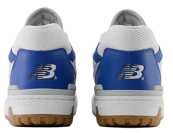 Кроссовки New Balance 550 White/Blue - Фото 4 большая