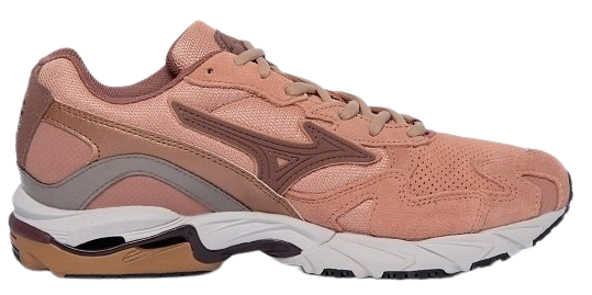 Кроссовки мужские Mizuno Wave Rider 10 Premium крас-оранж/т.крас-оранж/корич - Фото 5 большая