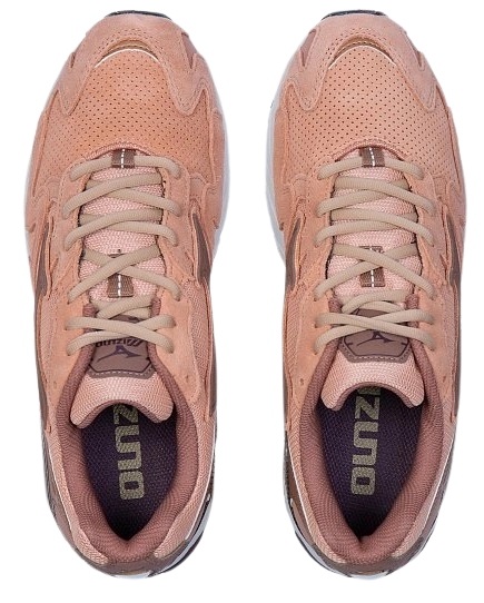 Кроссовки мужские Mizuno Wave Rider 10 Premium крас-оранж/т.крас-оранж/корич - Фото 6 большая
