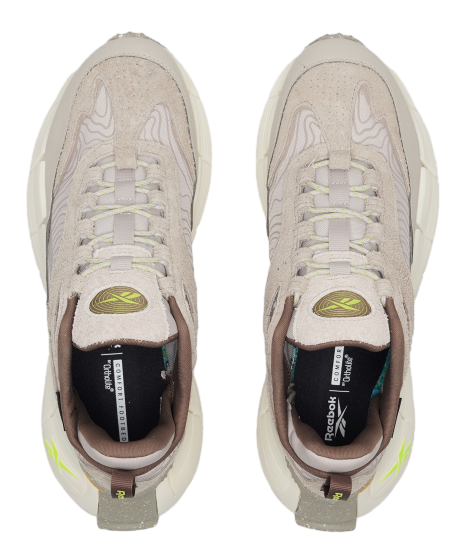 Кроссовки Reebok Zig Kinetica 2.5 Edge Winter Серый/Бежевый/Бежевый - Фото 3 большая