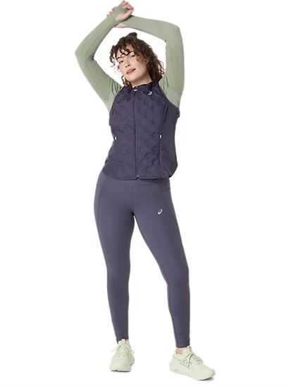 Жилет женский ASICS Nagino Run Padded Indigo Fog - Фото 9 большая