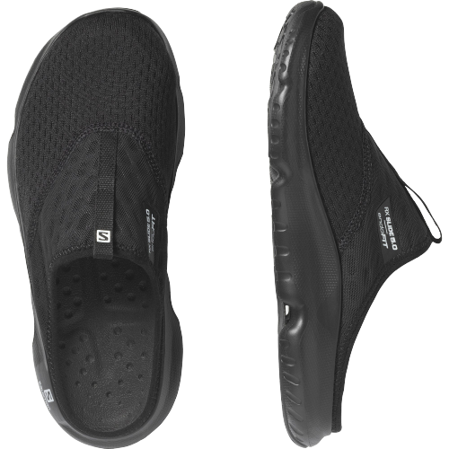 Сандалии женские Salomon Reelax Slide 5.0 Black/Black - Фото 7 большая
