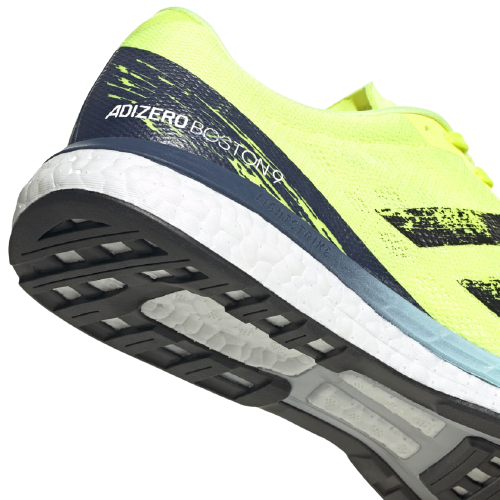 Кроссовки мужские Adidas Adizero Boston 9 Solar Yellow/Core Black/Clear Aqua - Фото 7 большая