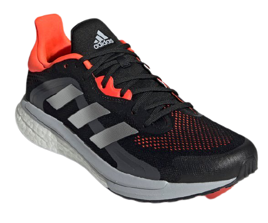 Кроссовки мужские Adidas Solar Glide 4 St Core Black/Grey Two/Solar Red - Фото 5 большая