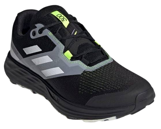 Кроссовки мужские Adidas Terrex Two Flow Grey/Crystal White/Solar Yellow - Фото 4 большая