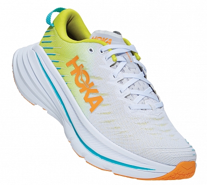 Кроссовки мужские Hoka Bondi X White/Evening Primrose - Фото 1 большая
