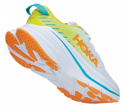 Кроссовки мужские Hoka Bondi X White/Evening Primrose - Фото 3 большая